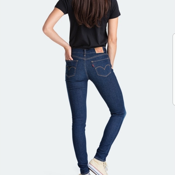 Levi's 710 Super Skinny - 29x30 - Blue Jeans - Picture 2 of 9